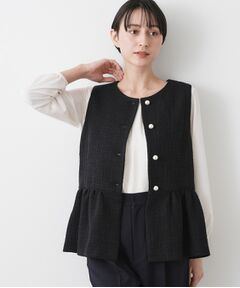Dessin / デッサン ベスト | 【入卒／セレモニー】パール調ボタンベスト