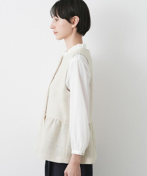 Dessin / デッサン ベスト | 【入卒/セレモニー】パール調ボタンベスト | 詳細10