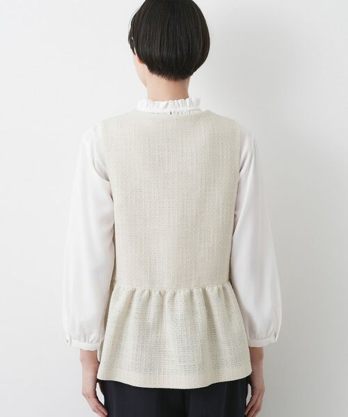 Dessin / デッサン ベスト | 【入卒/セレモニー】パール調ボタンベスト | 詳細16