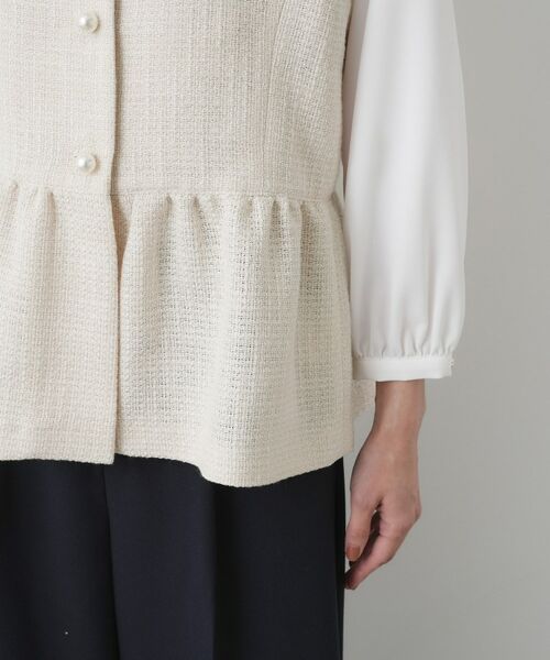 Dessin / デッサン ベスト | 【入卒/セレモニー】パール調ボタンベスト | 詳細19