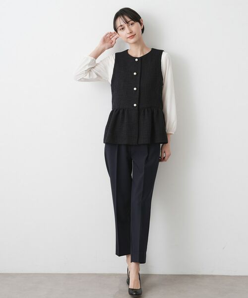 Dessin / デッサン ベスト | 【入卒/セレモニー】パール調ボタンベスト | 詳細7