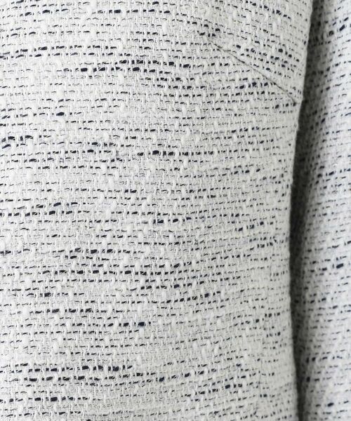 Dessin / デッサン ノーカラージャケット | 【入卒/セレモニー/セットアップ可能】ツイードクルーネックジャケット | 詳細8