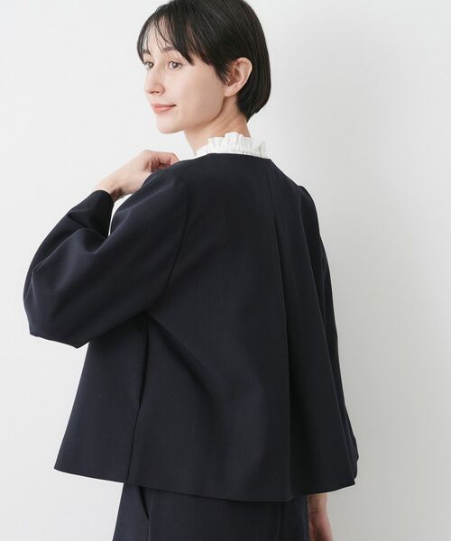 Dessin / デッサン ノーカラージャケット | 【入卒/セレモニー/セットアップ可能】テントラインダブルクロスジャケット | 詳細6
