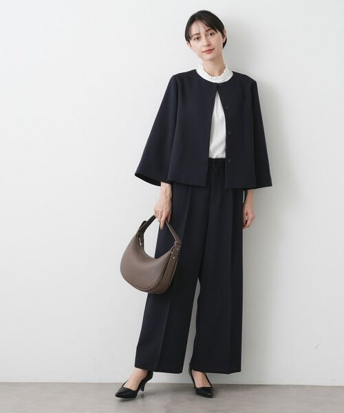 Dessin / デッサン ノーカラージャケット | 【入卒/セレモニー/セットアップ可能】テントラインダブルクロスジャケット | 詳細7