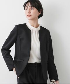 Dessin / デッサン ノーカラージャケット | 【入卒／セレモニー／お仕事／セットアップ可能】ソフトボンディングジャケット