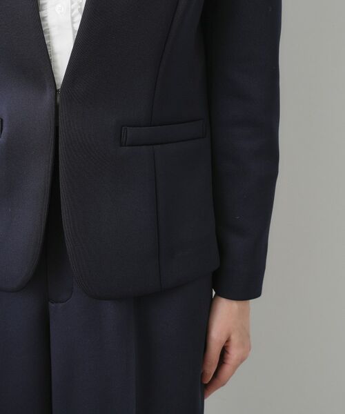 Dessin / デッサン ノーカラージャケット | 【入卒/セレモニー/お仕事/セットアップ可能】ソフトボンディングジャケット | 詳細14