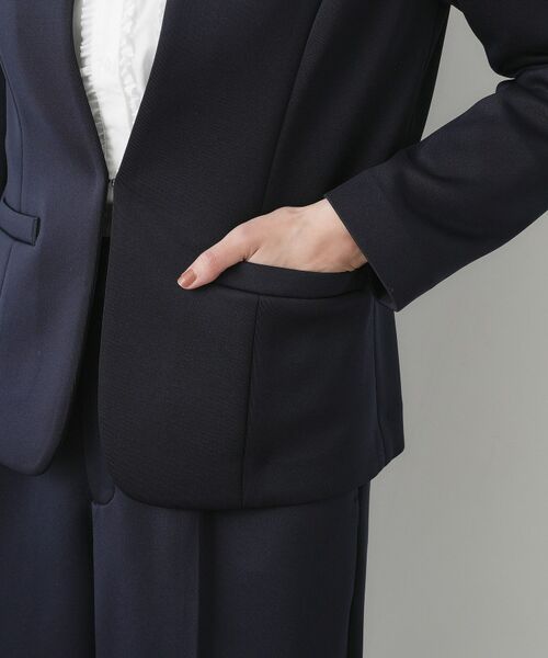 Dessin / デッサン ノーカラージャケット | 【入卒/セレモニー/お仕事/セットアップ可能】ソフトボンディングジャケット | 詳細18