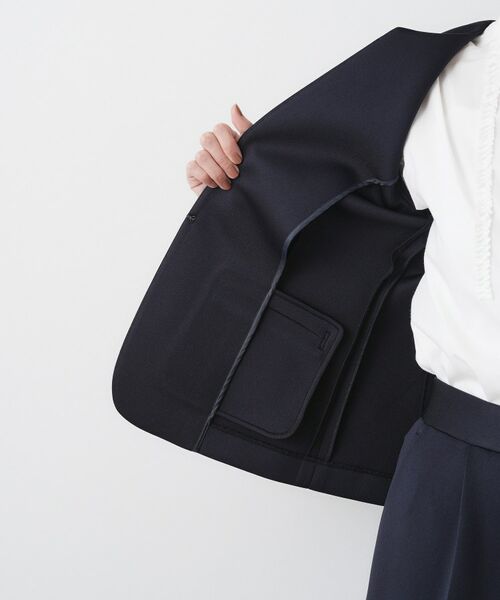 Dessin / デッサン ノーカラージャケット | 【入卒/セレモニー/お仕事/セットアップ可能】ソフトボンディングジャケット | 詳細19