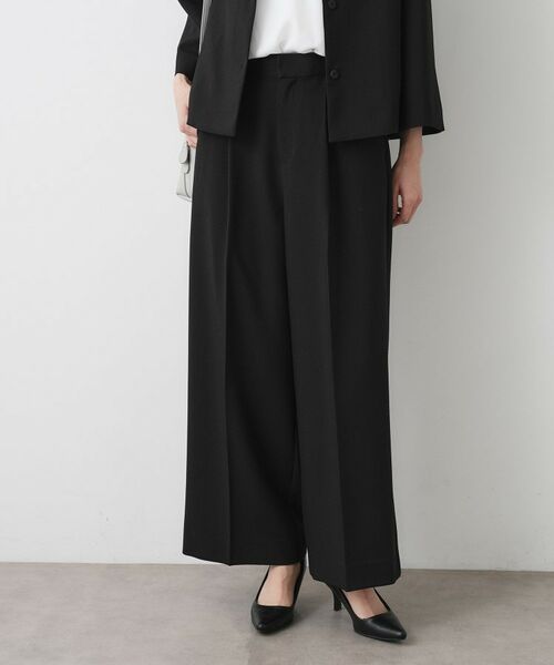 Dessin / デッサン パンツ | 【入卒/セレモニー/セットアップ可能】ダブルクロスワイドパンツ | 詳細1