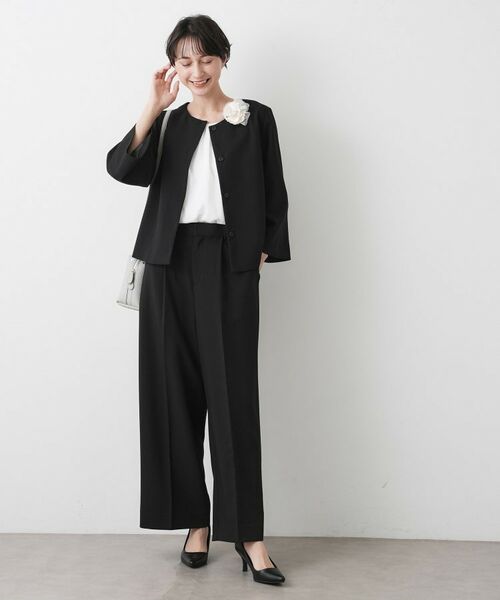 Dessin / デッサン パンツ | 【入卒/セレモニー/セットアップ可能】ダブルクロスワイドパンツ | 詳細3
