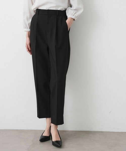 Dessin / デッサン パンツ | 【入卒/セレモニー/セットアップ可能】ダブルクロステーパードパンツ(ブラック(019))