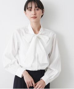 Dessin / デッサン シャツ・ブラウス | 【入卒／セレモニー／洗える】ボウタイリボンブラウス