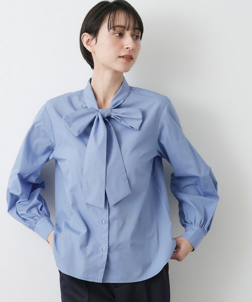 Dessin / デッサン シャツ・ブラウス | 【入卒/セレモニー/洗える】ボウタイリボンブラウス | 詳細5