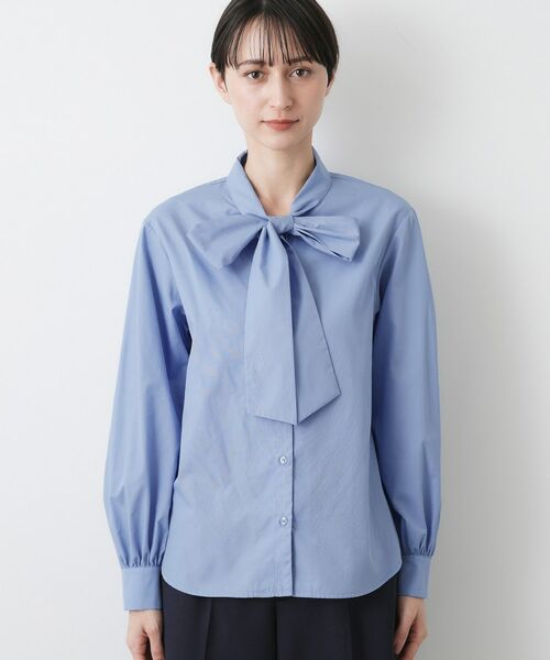 Dessin / デッサン シャツ・ブラウス | 【入卒/セレモニー/洗える】ボウタイリボンブラウス | 詳細9