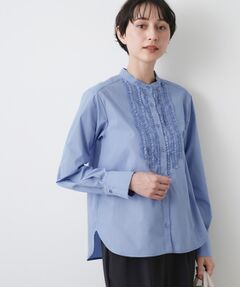 Dessin / デッサン シャツ・ブラウス | 【入卒／セレモニー／洗える】フロントフリルネックブラウス