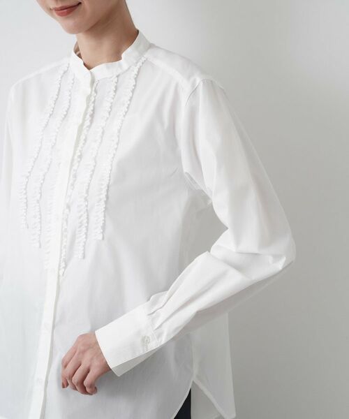 Dessin / デッサン シャツ・ブラウス | 【入卒/セレモニー/洗える】フロントフリルネックブラウス | 詳細13