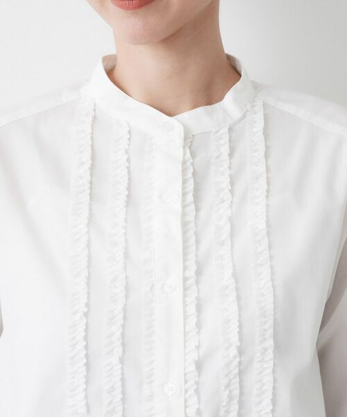 Dessin / デッサン シャツ・ブラウス | 【入卒/セレモニー/洗える】フロントフリルネックブラウス | 詳細19