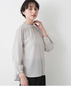 Dessin / デッサン シャツ・ブラウス | 【入卒／セレモニー／洗える】フリルネックブラウス