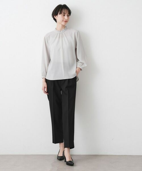 Dessin / デッサン シャツ・ブラウス | 【入卒/セレモニー/洗える】フリルネックブラウス | 詳細11