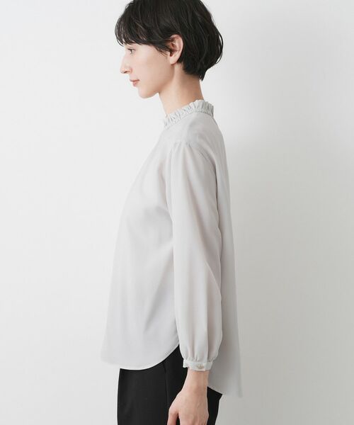 Dessin / デッサン シャツ・ブラウス | 【入卒/セレモニー/洗える】フリルネックブラウス | 詳細18