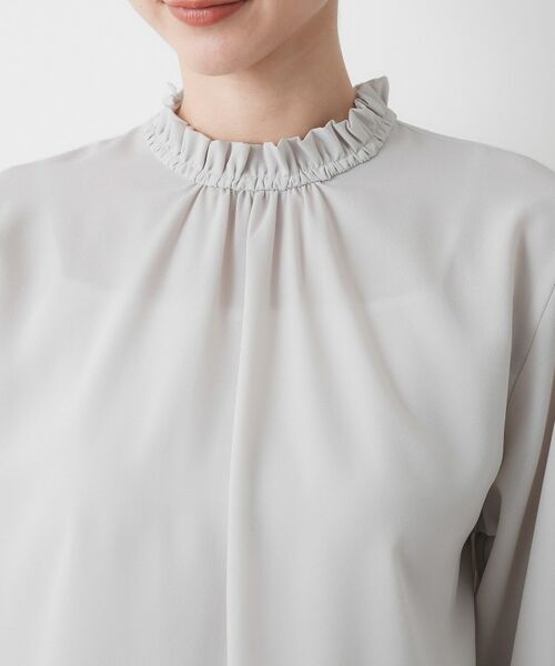 Dessin / デッサン シャツ・ブラウス | 【入卒/セレモニー/洗える】フリルネックブラウス | 詳細20