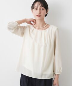 Dessin / デッサン シャツ・ブラウス | 【入卒/セレモニー/洗える】ジョーゼットブラウス