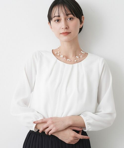 Dessin / デッサン シャツ・ブラウス | 【入卒/セレモニー/洗える】ジョーゼットブラウス | 詳細1