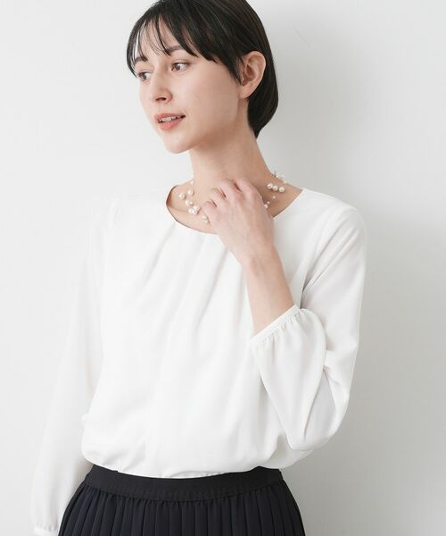 Dessin / デッサン シャツ・ブラウス | 【入卒/セレモニー/洗える】ジョーゼットブラウス | 詳細2