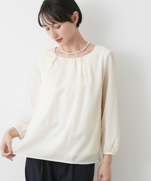 Dessin / デッサン シャツ・ブラウス | 【入卒/セレモニー/洗える】ジョーゼットブラウス | 詳細6