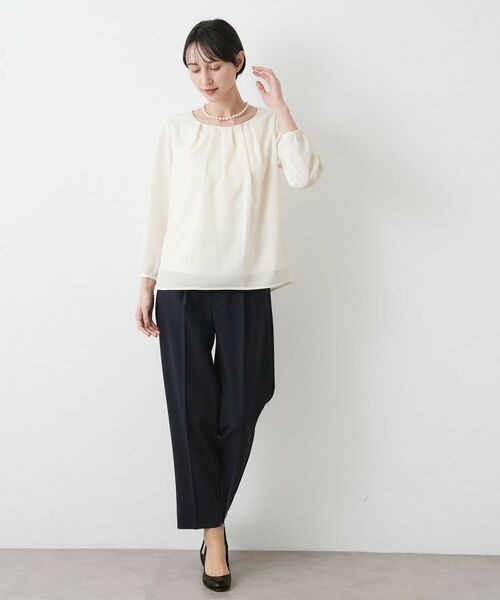 Dessin / デッサン シャツ・ブラウス | 【入卒/セレモニー/洗える】ジョーゼットブラウス | 詳細7