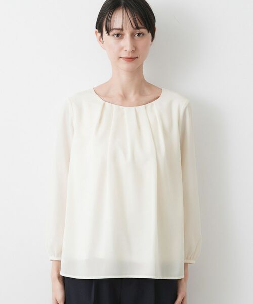 Dessin / デッサン シャツ・ブラウス | 【入卒/セレモニー/洗える】ジョーゼットブラウス | 詳細9