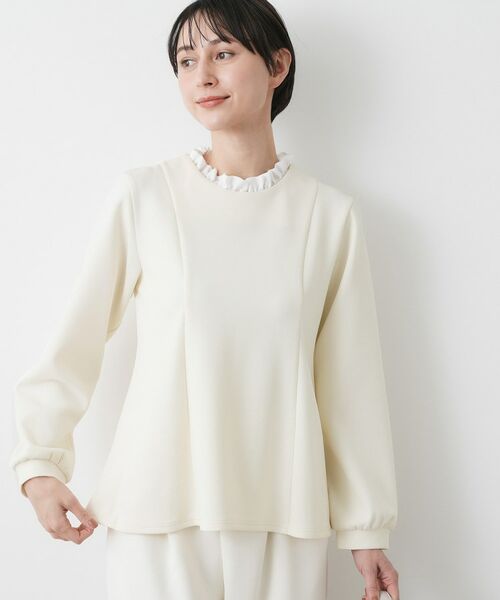 Dessin / デッサン シャツ・ブラウス | 【入卒/セレモニー/セットアップ可能】カットジョーゼット2WAYトップス | 詳細1