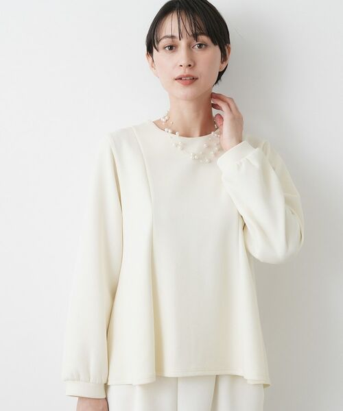 Dessin / デッサン シャツ・ブラウス | 【入卒/セレモニー/セットアップ可能】カットジョーゼット2WAYトップス | 詳細3