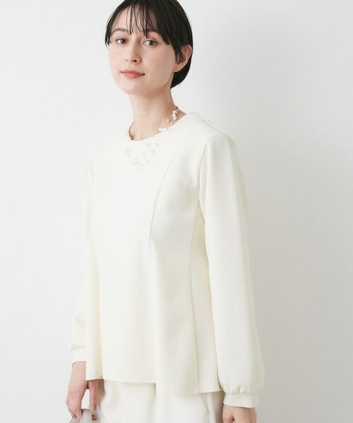 Dessin / デッサン シャツ・ブラウス | 【入卒/セレモニー/セットアップ可能】カットジョーゼット2WAYトップス | 詳細4