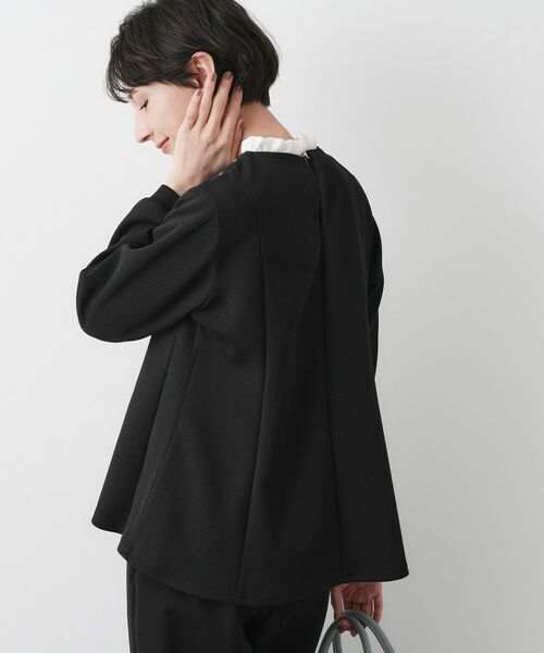 Dessin / デッサン シャツ・ブラウス | 【入卒/セレモニー/セットアップ可能】カットジョーゼット2WAYトップス | 詳細8