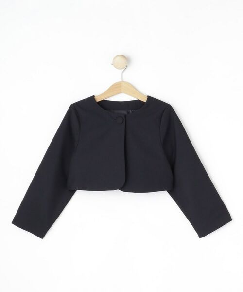 Dessin / デッサン ノーカラージャケット | 【セレモニー】ボレロ(ネイビー(094))