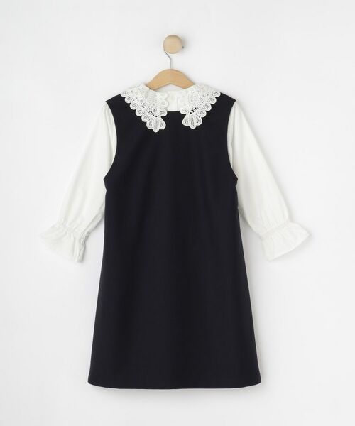 Dessin / デッサン ミニ丈・ひざ丈ワンピース | 【2点セット/セレモニー】レースカラーブラウスセットアップワンピース | 詳細2