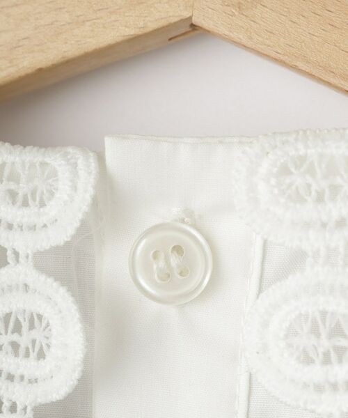 Dessin / デッサン ミニ丈・ひざ丈ワンピース | 【2点セット/セレモニー】レースカラーブラウスセットアップワンピース | 詳細4
