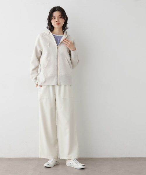 Dessin / デッサン スウェット | 【ユニセックス/洗える】吊り裏毛フーデッドスウェット | 詳細7