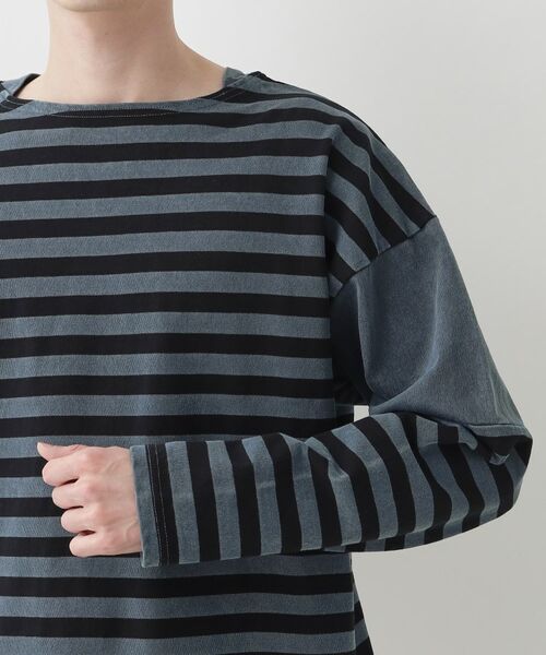 Dessin / デッサン カットソー | ピグメントボーダー天竺 | 詳細13
