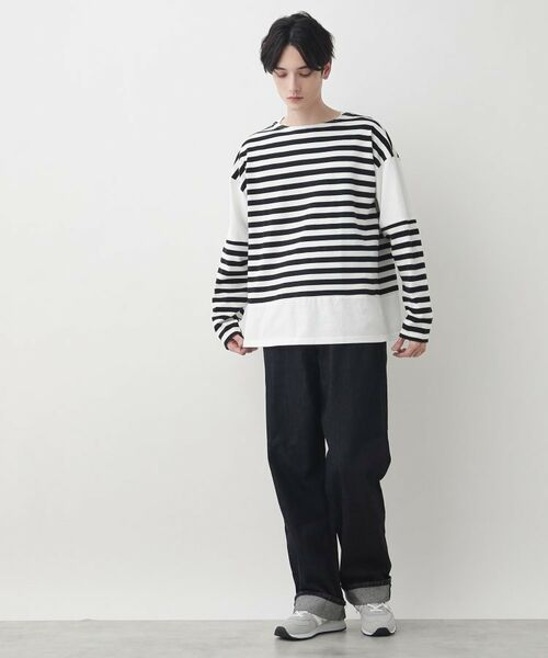 Dessin / デッサン カットソー | ピグメントボーダー天竺 | 詳細3