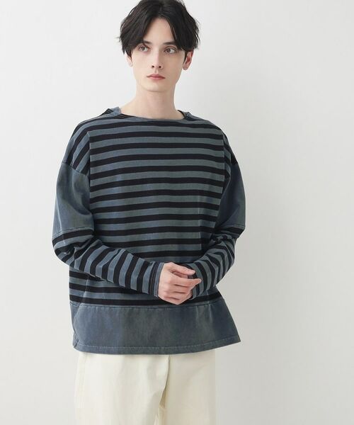 Dessin / デッサン カットソー | ピグメントボーダー天竺 | 詳細5