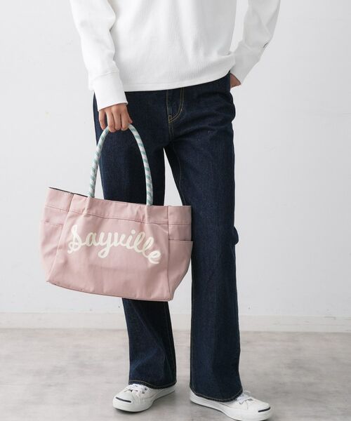 Dessin / デッサン トートバッグ | 【軽量/多ポケット】カラーコードトートバッグ（ピンク(071)）