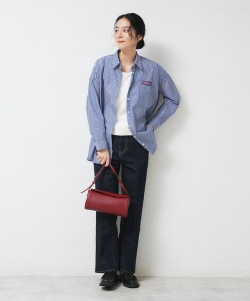 Dessin / デッサン ショルダーバッグ | 【軽量】本革バレル型ショルダーバッグ | 詳細4