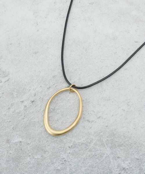 Dessin / デッサン ネックレス・ペンダント・チョーカー | オーバルモチーフコードネックレス | 詳細2