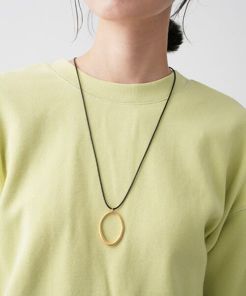 Dessin / デッサン ネックレス・ペンダント・チョーカー | オーバルモチーフコードネックレス | 詳細4