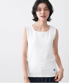 Dessin / デッサン キャミソール・チューブトップ | 【洗える】リブスクエアタンクトップ