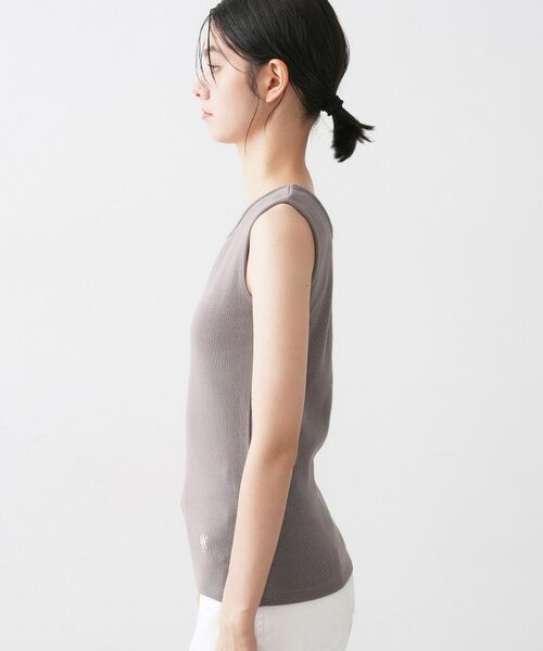 Dessin / デッサン キャミソール・チューブトップ | 【洗える】リブスクエアタンクトップ | 詳細18