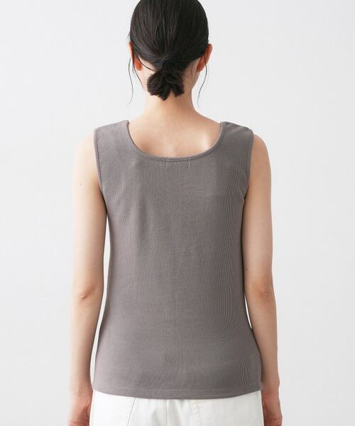 Dessin / デッサン キャミソール・チューブトップ | 【洗える】リブスクエアタンクトップ | 詳細19