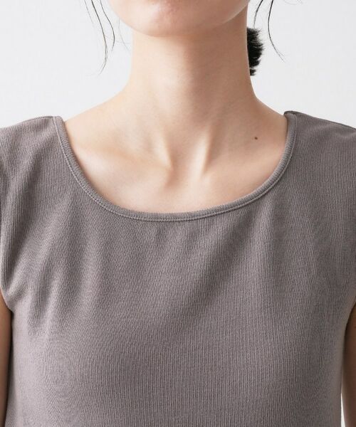 Dessin / デッサン キャミソール・チューブトップ | 【洗える】リブスクエアタンクトップ | 詳細20